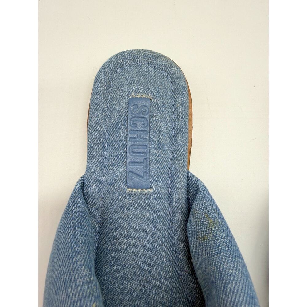 Schutz Fairy Casual Denim Sandal Size 6.5 B - Picture 3 of 9